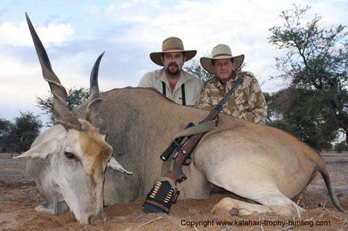 Kalahari Eland hunting, Namibia