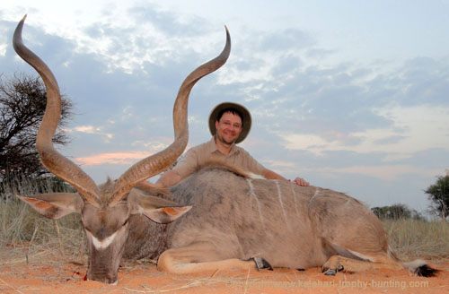 Kalahari Kudu hunt, Namibia