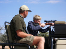 Youth trained hunting