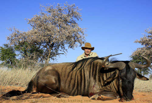 Igor Mikailovwith his Blue Gnu Blue Gnu Hunt Namibia