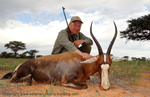 Mihaly with his Blesbok Blesbok Hunting Namibia