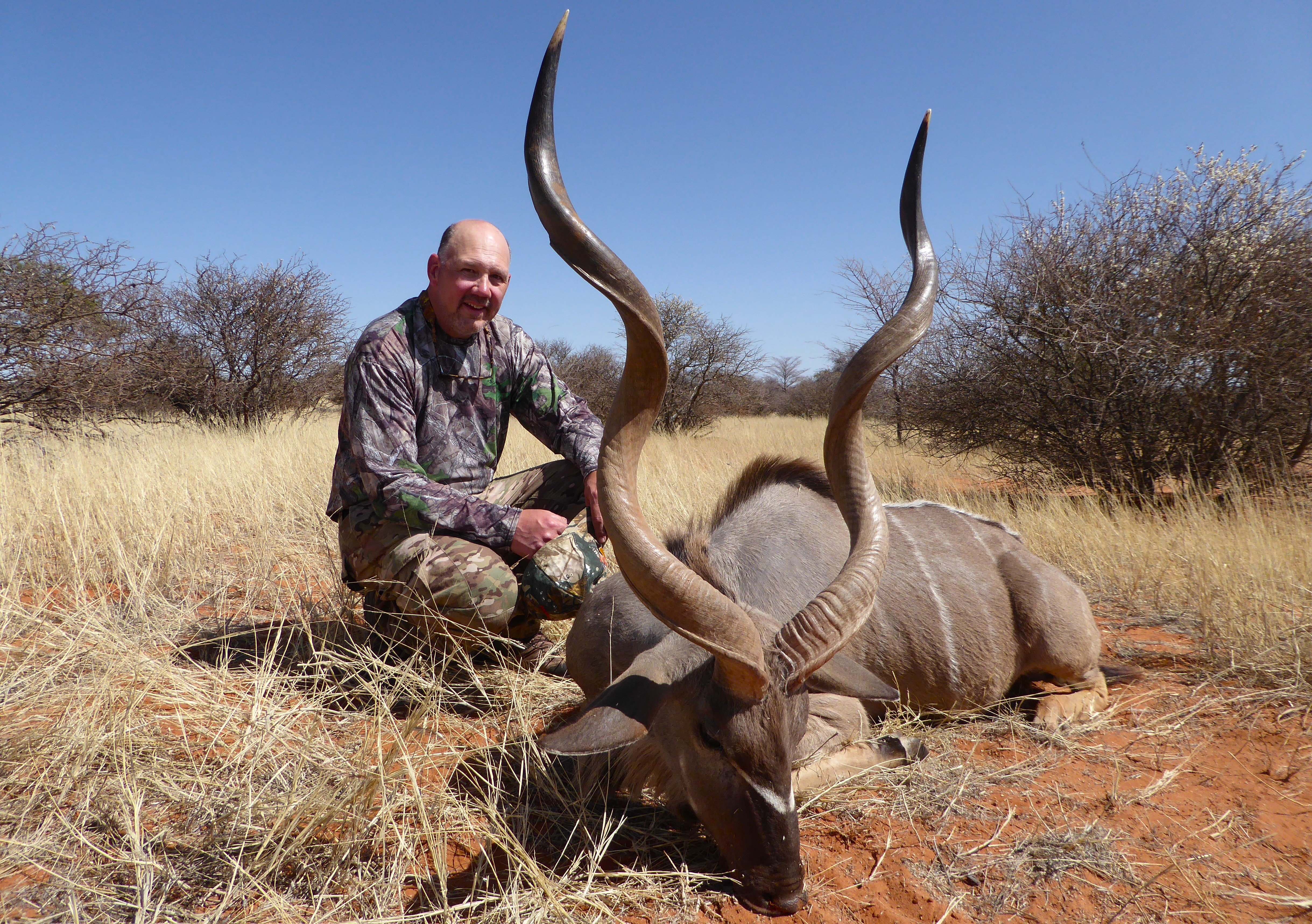 Todd's Kudu Hunted on Uitspan