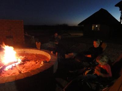 Around the campfire in the Kalahari