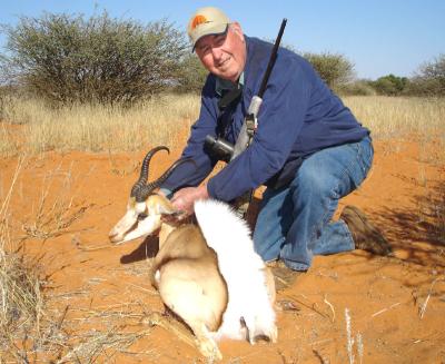My Springbok, hunted in the Kalahari region of Namibia