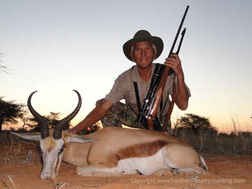 Kalahari Springbok hunt, Namibia