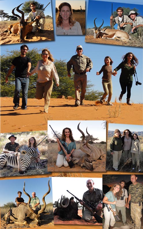 Rivas family's Kalahari hunt Kalahari hunt, Namibia
