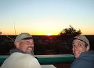 Father and son Kalahari Hunting