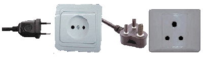 Electric plugs used in Namibia