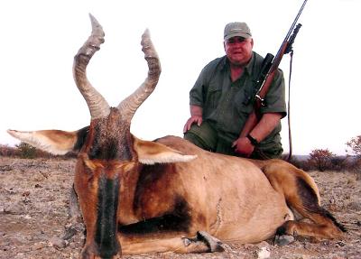 My Namibian Red Hartebeest shot with Ruger .300 Win Mag