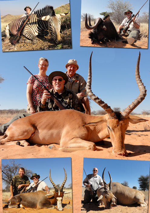 Terry Hoitink's Namibia hunting pictures Kalahari, Namibia