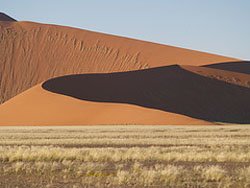 Sand dunes near Sossusvlei, Namibia